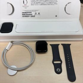 美品 Apple Watch 7 Cellular ミッドナイト 45mm