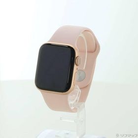 〔中古〕Apple(アップル) Apple Watch Series 6 GPS 40mm ゴールドアルミニウムケース ピンクサンドスポーツバンド〔251-ud〕