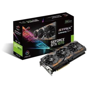ASUSTek R.O.G. STRIXシリーズ NVIDIA GeForce GTX1070搭載ビデオカード ベースクロック1506MHz