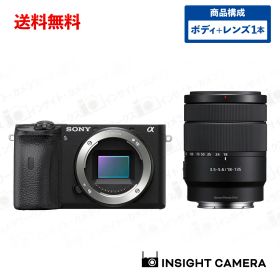 ソニー α6600 ILCE-6600 ボディ ブラック + 高倍率ズームレンズセット E 18-135mm F3.5-5.6 OSS SEL18135 ブラック SONY（出荷後転送不可）