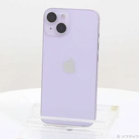 〔中古品〕 iPhone14 128GB パープル MPUY3J／A SIMフリー【258】