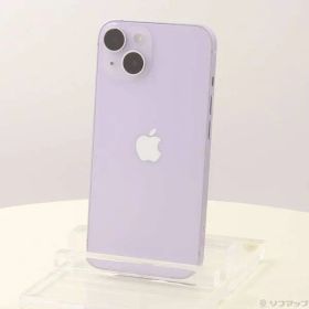 〔中古品〕 iPhone14 256GB パープル MPW93J／A SIMフリー【297】
