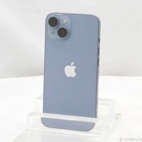 〔中古品〕 iPhone14 256GB ブルー MPWN3J／A SIMフリー【258】