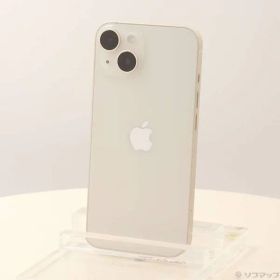 〔中古品〕 iPhone14 128GB スターライト MPUQ3J／A SIMフリー【297】