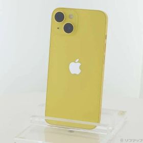 〔中古品〕 iPhone14 128GB イエロー MR3Q3J／A SIMフリー【348】
