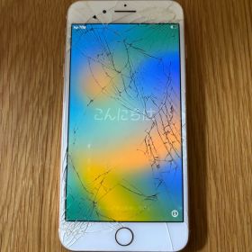 【ジャンク品】iPhone 8 Plus 256GB ゴールド画面割れ 動作品