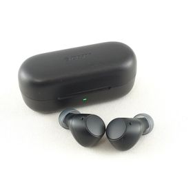 ソニー(SONY)のSONY WF-C510 完全ワイヤレスイヤホン USED美品 外音取込 小型軽量 密閉型 ソニー ブラック 完動品 V1797(ヘッドフォン/イヤフォン)