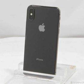 〔中古品〕 iPhoneXS 64GB スペースグレイ MTAW2J／A SIMフリー【377】