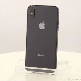 〔中古品〕 iPhoneXS 64GB スペースグレイ MTAW2J／A SIMフリー【377】