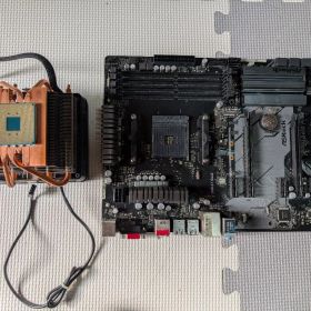 Ryzen 7 2700X + ASRock B450 マザーボード セット