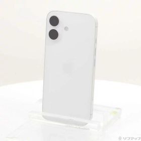 【中古】Apple(アップル) iPhone16 256GB ホワイト MYDX3J／A SIMフリー 【258-ud】