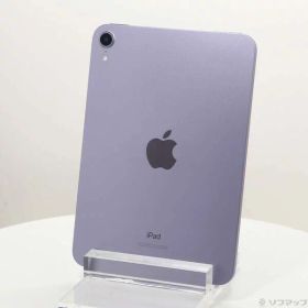 【中古】Apple(アップル) iPad mini 第6世代 64GB パープル 3J366J／A Wi-Fi 【196-ud】