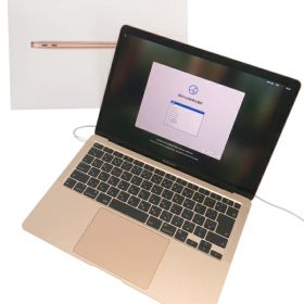 【Apple】アップル『MacBook Air / 13inch / M1 8コア/7コア / 8GB / 256GB / ゴールド』MGND3J/A 2020 ノートパソコン 1週間保証【中古】