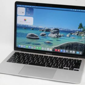 良品 2K対応 13.3インチ Apple MacBook Air A2337 (2020年式) シルバー macOS 26 Tahoe/ 8コア 卓越性能Apple-M1 /メモリ-16GB /爆速NVMe式256GB-SSD/ カメラ 無線Wi-Fi6 リカバリ 【中古ノートパソコン 中古パソコン 中古PC】送料無料 あす楽対応 即日発送