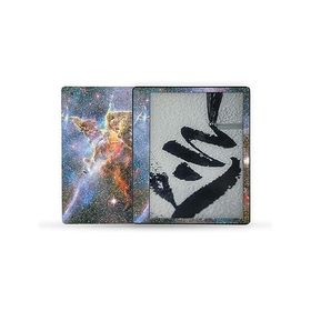 MightySkins Glossy Glitter Skin Compatible with Kindle Scribe (2022) Full Wrap - Golden Nebula | Protective High-Gloss Glitter Finish | Ea_並行輸入