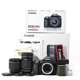 ＜美品＞ Canon EOS 80D ダブルズームキット｜EF-S18-55 IS STM & EF-S55-250 IS STM