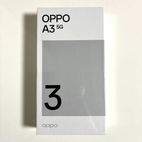 【新品未使用】OPPO A3 5G ブラック