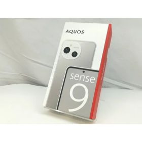 【未使用】SHARP 国内版 【SIMフリー】 AQUOS sense9 ホワイト 6GB 128GB SH-M29【札幌】保証期間3ヶ月