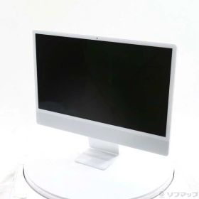 【中古】Apple(アップル) iMac 24-inch Mid-2021 MGPC3J／A Apple M1 8コアCPU_8コアGPU 8GB SSD256GB シルバー 〔15.7 Sequoia〕 【348-ud】