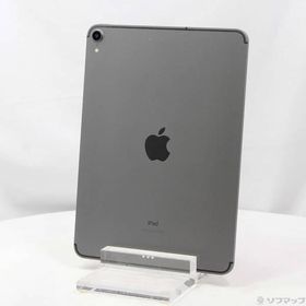 〔中古〕Apple(アップル) iPad Pro 11インチ 512GB スペースグレイ NU1F2J／A SIMフリー〔348-ud〕