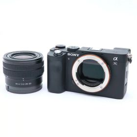 【中古】 《美品》 SONY α7C ズームレンズキット ILCE-7CL ブラック 【ホットシューバネSDスロット部品交換/各部点検済】 [ デジタルカメラ ]