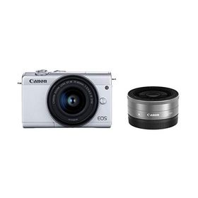 Canon ミラーレス一眼カメラ EOS M200 ダブルレンズキット ホワイト EOSM200WH-WLK