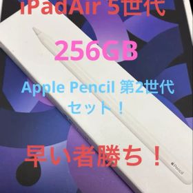早い者勝ち！iPadAir第5世代256GB➕pencil2世代セット箱説明書有