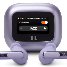 【新品・4営業日で発送】JBLLIVEBEAM3PUR フルワイヤレスイヤホン パープル JBLLIVEBEAM3PUR ワイヤレス(左右分離) ／ノイズキャンセリング対...