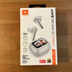 【新品】JBL LIVE BEAM 3 シルバー ワイヤレスイヤホン