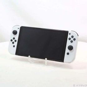 【中古】Nintendo(任天堂) Nintendo Switch 有機ELモデル Joy-Con(L)／(R) ホワイト 【352-ud】