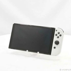 【中古】Nintendo(任天堂) Nintendo Switch 有機ELモデル Joy-Con(L)／(R) ホワイト 【352-ud】