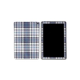 MightySkins Glossy Glitter Skin Compatible with Kindle Fire HD 10 (2023) - Blue Plaid | Protective, Durable High-Gloss Glitter Finish | Ea_並行輸入