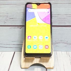 au SCV49 ブラック Galaxy A21 本体 白ロム SIMロック解除済み SIMフリー C370634