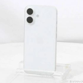 〔中古品〕 iPhone16 256GB ホワイト MYDX3J／A SIMフリー【262】