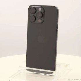 〔中古品〕 iPhone16 Pro Max 256GB ブラックチタニウム MYWG3J／A SIMフリー【344】