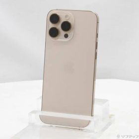 〔中古品〕 iPhone16 Pro Max 256GB デザートチタニウム MYWJ3J／A SIMフリー【344】