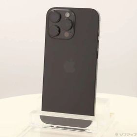 〔中古品〕 iPhone16 Pro Max 256GB ブラックチタニウム MYWG3J／A SIMフリー【258】