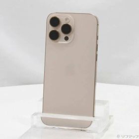 〔中古品〕 iPhone16 Pro Max 256GB デザートチタニウム MYWJ3J／A SIMフリー【377】