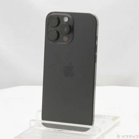 〔中古品〕 iPhone16 Pro Max 256GB ブラックチタニウム MYWG3J／A SIMフリー【371】
