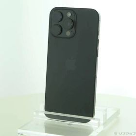 〔中古品〕 iPhone16 Pro Max 512GB ブラックチタニウム MYWL3J／A SIMフリー【344】