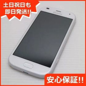 新品同様 F-42A らくらくスマートフォン ホワイト 即日発送 スマホ 白ロム 富士通 土日祝発送OK 07000
