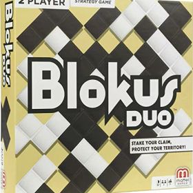 ボードゲーム 英語 アメリカ 海外ゲーム Mattel Games Blokus Duo 2-Player Strategy Board Game, Family Game for Kids & Adults with Black and White Piecesボードゲーム 英語 アメリカ 海外ゲーム