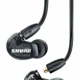 【送料込】SHURE SE215DYBK+UNI-A / AONIC 215 有線タイプ 高遮音性イヤホン/トランスルーセントブラック イヤフォン マイク・リモコン付
