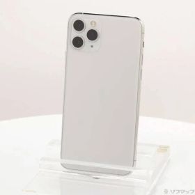 〔中古品〕 iPhone11 Pro 64GB シルバー MWC32J／A SoftBank【377】
