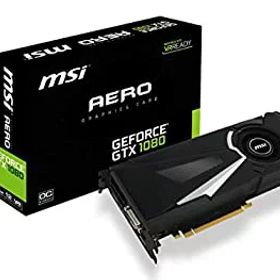 【中古】MSI Computer GTX 1080 AERO 8G OC NVIDIA GeForce GDDR5X DVI/HDMI/3DisplayPort PCI-Express Video Card [並行輸入品]