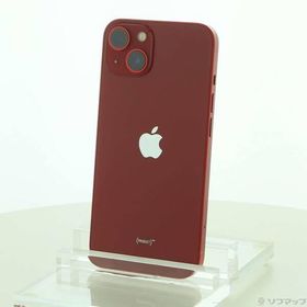 〔中古〕Apple(アップル) iPhone13 128GB プロダクトレッド MLNF3J／A SIMフリー〔262-ud〕