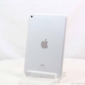 〔中古〕Apple(アップル) iPad mini 4 128GB シルバー NK772J／A docomoロック解除SIMフリー〔349-ud〕