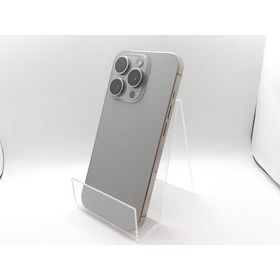 【中古】Apple 国内版 【SIMフリー】 iPhone 15 Pro 128GB ナチュラルチタニウム MTU93J/A【熊本】保証期間１ヶ月【ランクB】