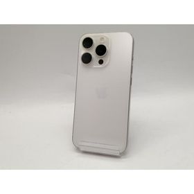 【中古】Apple 国内版 【SIMフリー】 iPhone 15 Pro 128GB ホワイトチタニウム MTU83J/A【大須アメ横】保証期間１ヶ月【ランクB】