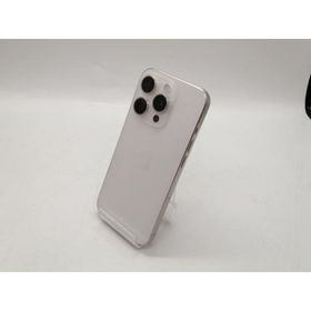 【中古】Apple 国内版 【SIMフリー】 iPhone 15 Pro 128GB ホワイトチタニウム MTU83J/A【大須アメ横】保証期間１ヶ月【ランクA】